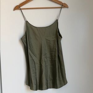 Vince Khaki Green Women's Camisole Top